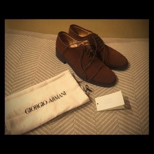 Giorgio Armani Leather Suede Brogues Size 38.5